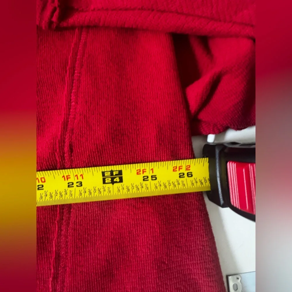 Free People Intimately XS Sweater Staycation Oversize Lounge Sweatshirt Red - Picture 11 of 13